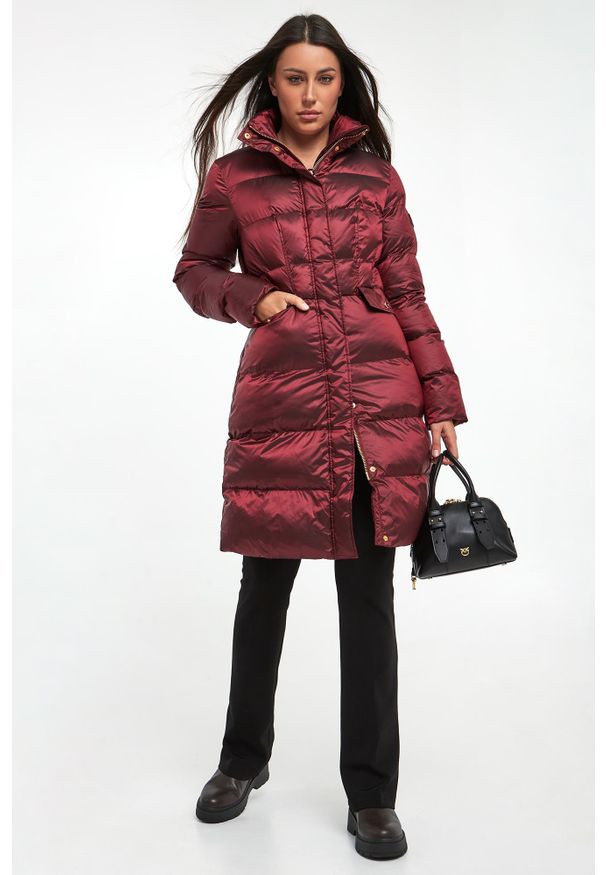 Pinko - Płaszcz damski pikowany Usoa PINKO