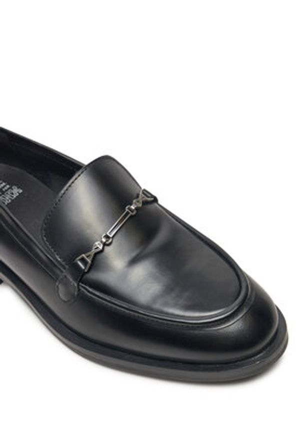 Bronx Loafersy Next-Wagon 66492-OS Czarny. Kolor: czarny. Materiał: skóra