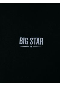 Big-Star - Koszulka męska z nadrukiem czarna Tatisar 906. Kolor: czarny. Materiał: bawełna, jeans. Długość rękawa: krótki rękaw. Długość: krótkie. Wzór: nadruk. Sezon: lato, wiosna. Styl: sportowy