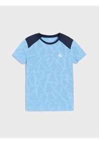 Sinsay - Koszulka z krótkim rękawem Active - niebieski. Kolor: niebieski. Długość rękawa: krótki rękaw. Długość: krótkie #1