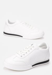 Renee - Białe Sneakersy Turning Away. Kolor: biały. Obcas: na płaskiej podeszwie #2