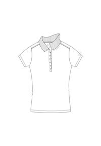 Koszulka polo damska CMP. Typ kołnierza: polo. Kolor: biały #1