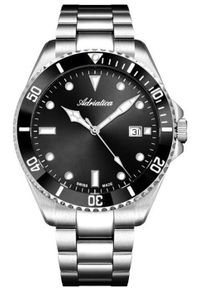 Zegarek męski Adriatica A8347.Y194Q srebrny. Kolor: srebrny #1