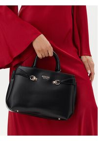 Guess Torebka HWVG96 39060 Czarny. Kolor: czarny. Materiał: skórzane