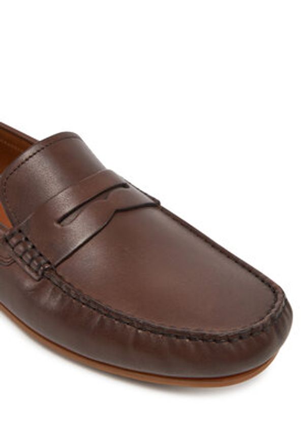 TOMMY HILFIGER - Tommy Hilfiger Mokasyny Corpoarte Hilfiger Lth Driver FM0FM04810 Brązowy. Kolor: brązowy. Materiał: skóra