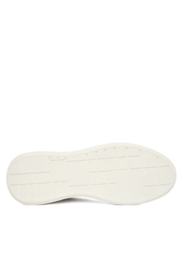 Calvin Klein Sneakersy Chunky Cupsole Laceup Lth Bt Aop YW0YW02036 Biały. Kolor: biały. Materiał: skóra