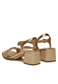MICHAEL Michael Kors Espadryle Mandy 40R5MAMS1M Złoty. Kolor: złoty. Materiał: skóra #5