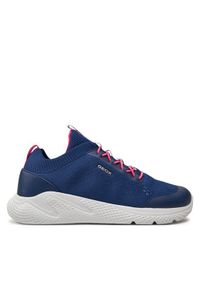 Geox Sneakersy J Sprintye G.B J25FWB 0006K C4268 D Granatowy. Kolor: niebieski. Materiał: materiał