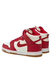 Nike Sneakersy W Dunk High DD1869 Czerwony. Kolor: czerwony. Materiał: skóra