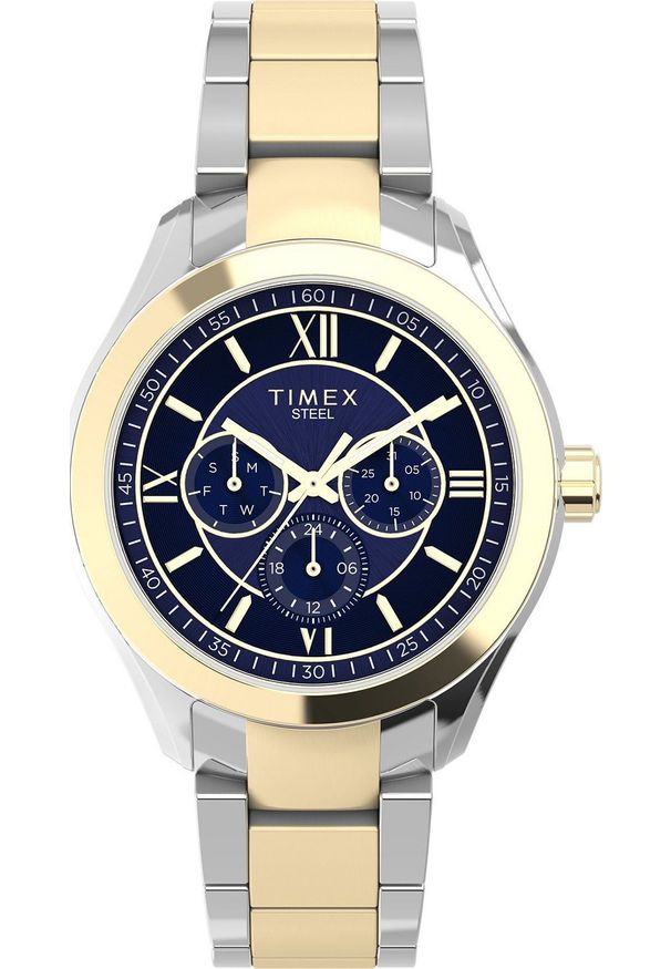 Zegarek Timex Zegarek męski Timex TW2V95500 srebrny. Kolor: srebrny