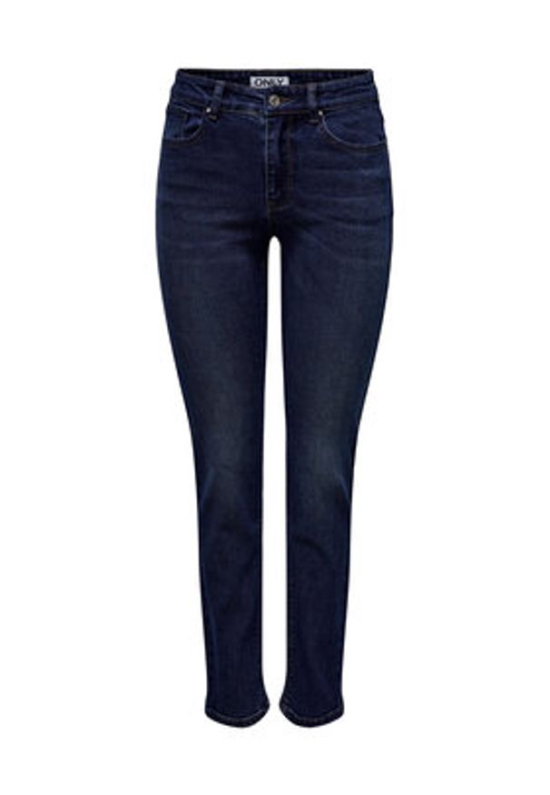only - ONLY Jeansy 15309889 Granatowy Slim Fit. Kolor: niebieski