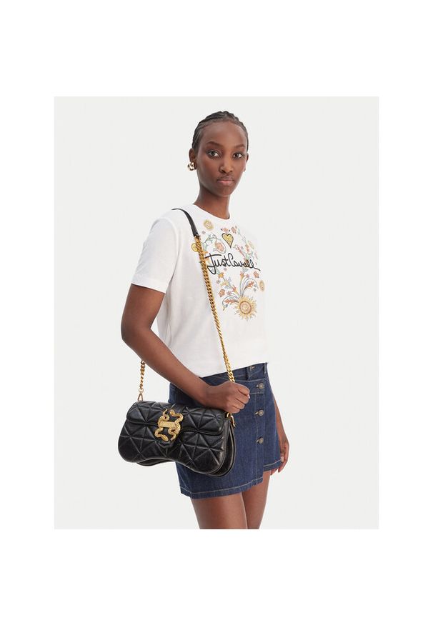 Torebka Just Cavalli. Kolor: czarny