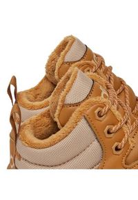 Adidas - adidas Sneakersy Hoops 3.0 Mid IF2636 Brązowy. Kolor: brązowy. Materiał: materiał #4