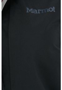 Marmot kurtka outdoorowa Minimalist GORE-TEX kolor czarny gore-tex. Kolor: czarny. Materiał: tkanina, tworzywo sztuczne, włókno, materiał. Technologia: Gore-Tex #4