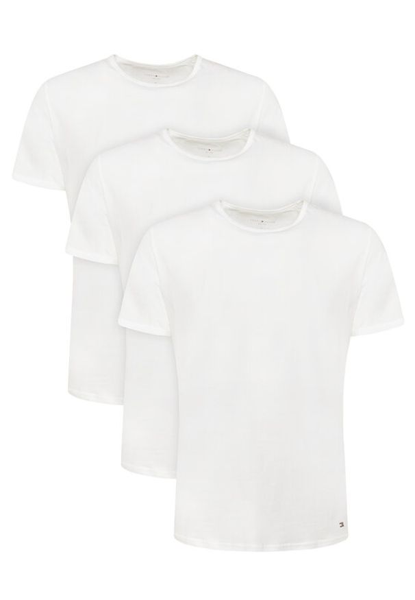 TOMMY HILFIGER - Tommy Hilfiger Komplet t-shirtów UM0UM03933 Biały Slim Fit. Kolor: biały. Materiał: bawełna
