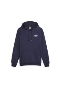 Bluza męska Puma ESS+ 2 Col Small Logo Hoodie FL. Typ kołnierza: kaptur. Kolor: niebieski. Sport: fitness #1