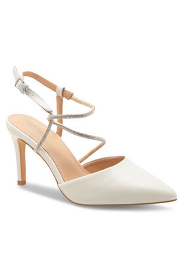 Lasocki Szpilki FEBI WFA1619-13Z Biały. Kolor: biały. Materiał: skóra. Obcas: na szpilce