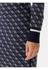 Guess Sukienka dzianinowa W5BK25 Z3JD2 Granatowy Slim Fit. Kolor: niebieski. Materiał: syntetyk