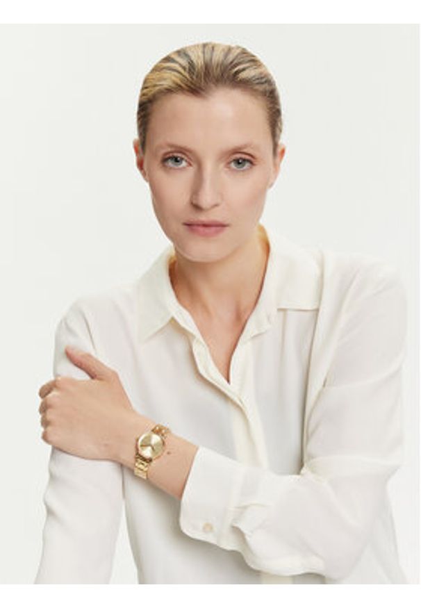 Skagen Zegarek Signatur SKW3124 Złoty. Kolor: złoty