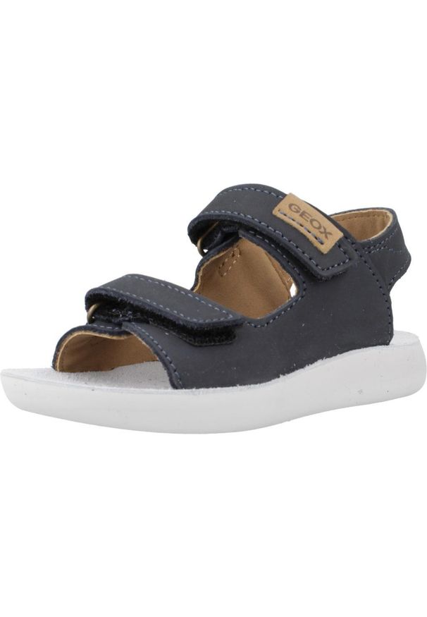 Geox - Sandały GEOX B SANDAL LIGHTFLOPPY Niebieski. Kolor: niebieski. Materiał: skóra