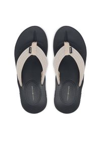 TOMMY HILFIGER - Tommy Hilfiger Japonki Molded Padded Hilfiger B Sandal FM0FM05901 Szary. Kolor: szary. Materiał: materiał #1