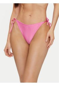 Calvin Klein Swimwear Dół od bikini KW0KW02390 Różowy. Kolor: różowy. Materiał: syntetyk #1