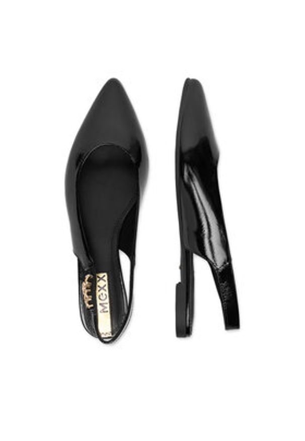 MEXX Baleriny EO-MX/014C-RST Czarny. Kolor: czarny. Materiał: syntetyk, skóra