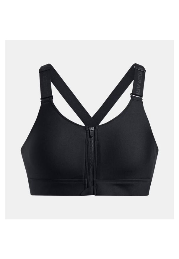 Biustonosz treningowy Under Armour Infinity High Zip 2.0. Kolor: czarny. Sport: fitness