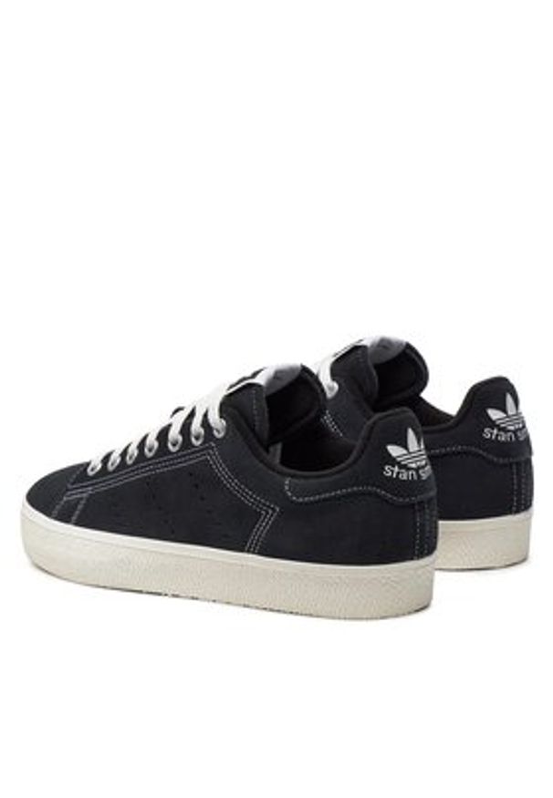 Adidas - adidas Sneakersy Stan Smith CS ID2042 Czarny. Kolor: czarny. Materiał: skóra, zamsz. Model: Adidas Stan Smith