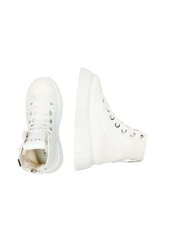Inuikii - Sneakersy damskie INUIKII LEATHER MATILDA. Okazja: na co dzień, do pracy, na spacer. Kolor: biały. Sport: turystyka piesza