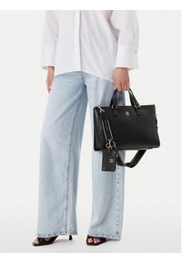 TOMMY HILFIGER - Tommy Hilfiger Torebka Th Joy Satchel AW0AW16814 Czarny. Kolor: czarny. Materiał: skórzane