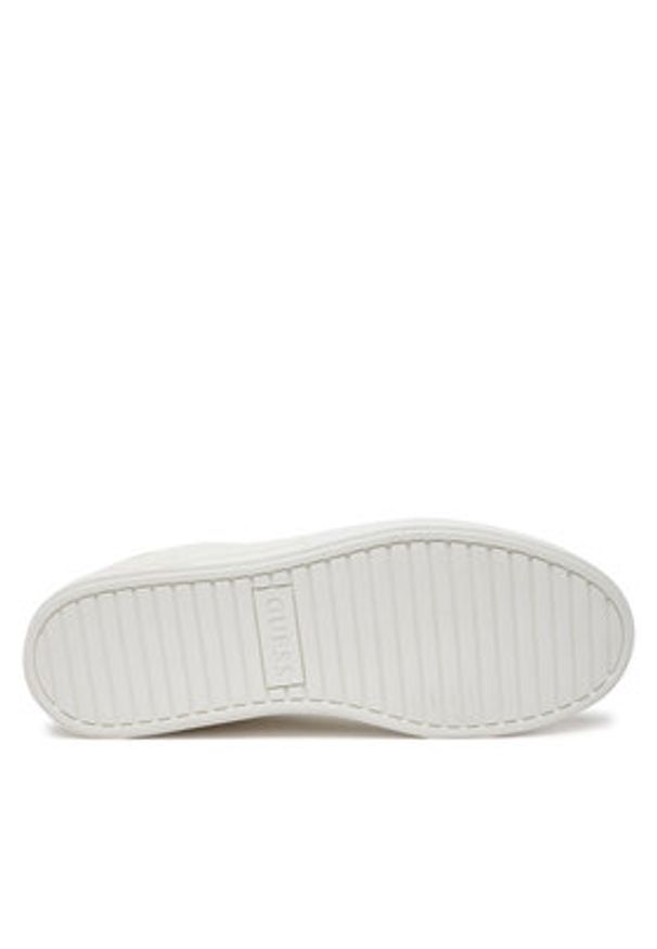 Guess Sneakersy Caserta FMFCAS ELE12 Biały. Kolor: biały. Materiał: skóra
