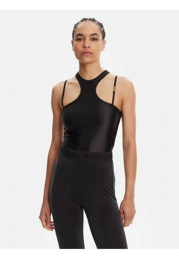 Versace Jeans Couture Body 78HAM210 Czarny Slim Fit. Kolor: czarny. Materiał: syntetyk
