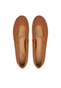 Lauren Ralph Lauren - LAUREN RALPH LAUREN Baleriny Jayna 802P04176006 Brązowy. Kolor: brązowy. Materiał: skóra #6
