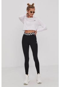 Vans Longsleeve damski kolor biały VN0A4OUQWHT1-White. Okazja: na co dzień. Kolor: biały. Materiał: dzianina. Długość rękawa: długi rękaw. Styl: casual #3