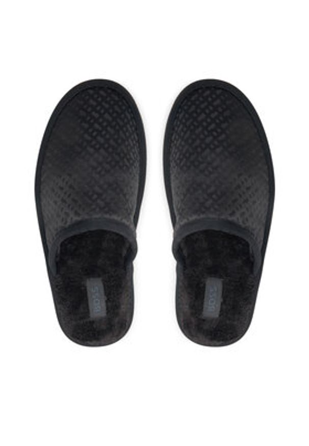 BOSS - Boss Kapcie Home 50529162 Czarny. Kolor: czarny. Materiał: materiał