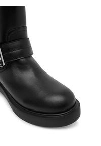 Love Moschino - LOVE MOSCHINO Botki JA24064G1NIA000A35 Czarny. Kolor: czarny. Materiał: skóra #4