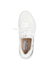 skechers - Adidasy Skechers Bobs B Love - True D, Kobiety. Kolor: biały. Materiał: materiał. Sport: fitness