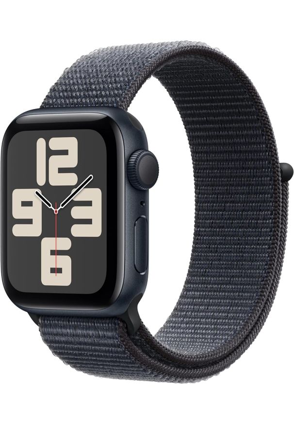 APPLE - Watch Apple Watch SE2 (2024) GPS 40mm Midnight Aluminium Case with Sport Loop - Midnight. Styl: sportowy