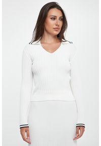 Pinko - Sweter damski prązowany Linosa PINKO