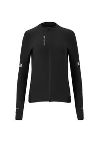 ELITE LAB - Damski jersey z długim rękawem Elite Lab Elite X1. Kolor: czarny. Materiał: jersey. Długość rękawa: długi rękaw. Długość: długie. Sport: kolarstwo #1
