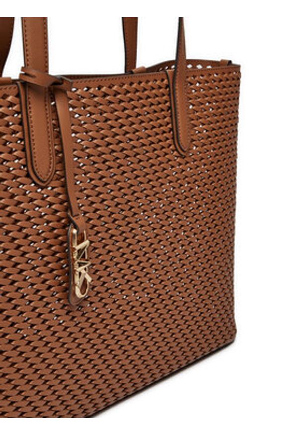 MICHAEL Michael Kors Torebka Eliza 30T4GZAT4L Brązowy. Kolor: brązowy. Materiał: skórzane
