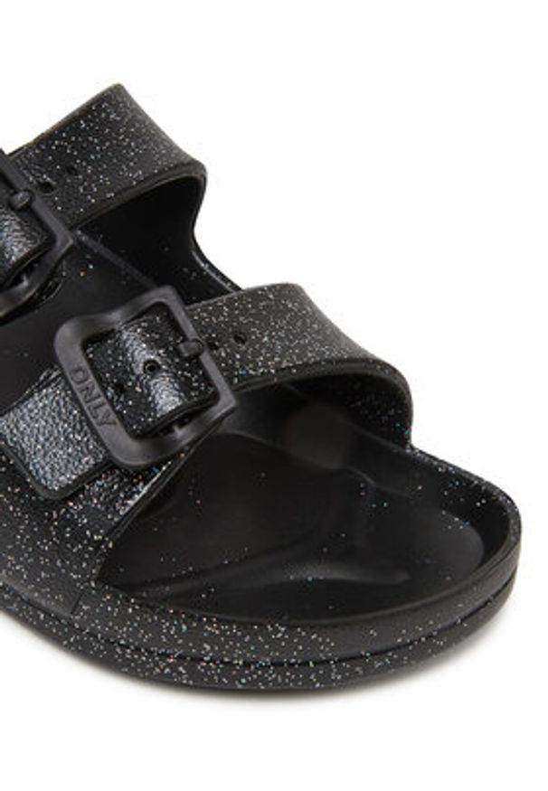 ONLY Shoes Klapki 15316873 Czarny. Kolor: czarny. Materiał: skóra