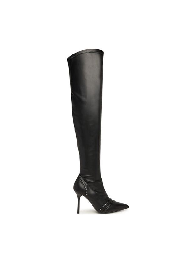 Karl Lagerfeld - KARL LAGERFELD Muszkieterki KL30987 Czarny. Kolor: czarny. Materiał: skóra