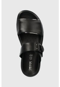 Geox klapki skórzane D XAND 2.1S damskie kolor czarny D35SZC 00043 C9999. Kolor: czarny. Materiał: skóra #3