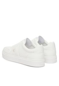 Calvin Klein Sneakersy Classic Cups Laceup Knit HM0HM02130 Biały. Kolor: biały. Materiał: materiał #4