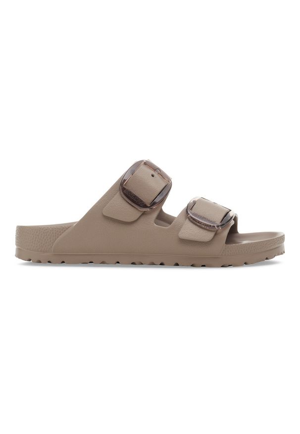 Birkenstock - BIRKENSTOCK Arizona Big Buckle EVA Gray Taupe Klapki damskie. Okazja: na spacer, na plażę. Kolor: brązowy. Materiał: materiał. Sezon: lato. Styl: elegancki, klasyczny