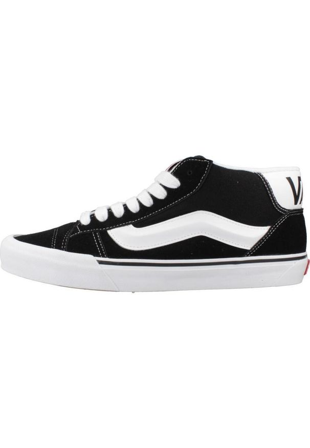 Vans - Kapcie VANS KNU MID Czarny. Kolor: czarny. Materiał: materiał, zamsz. Sport: skateboard