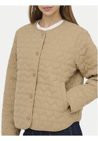 only - ONLY Kurtka przejściowa Heart 15366265 Beżowy Regular Fit. Kolor: beżowy. Materiał: syntetyk #3