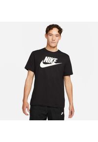 Koszulka sportowa męska Nike Icon Futura. Kolor: wielokolorowy, czarny. Długość rękawa: krótki rękaw. Długość: krótkie